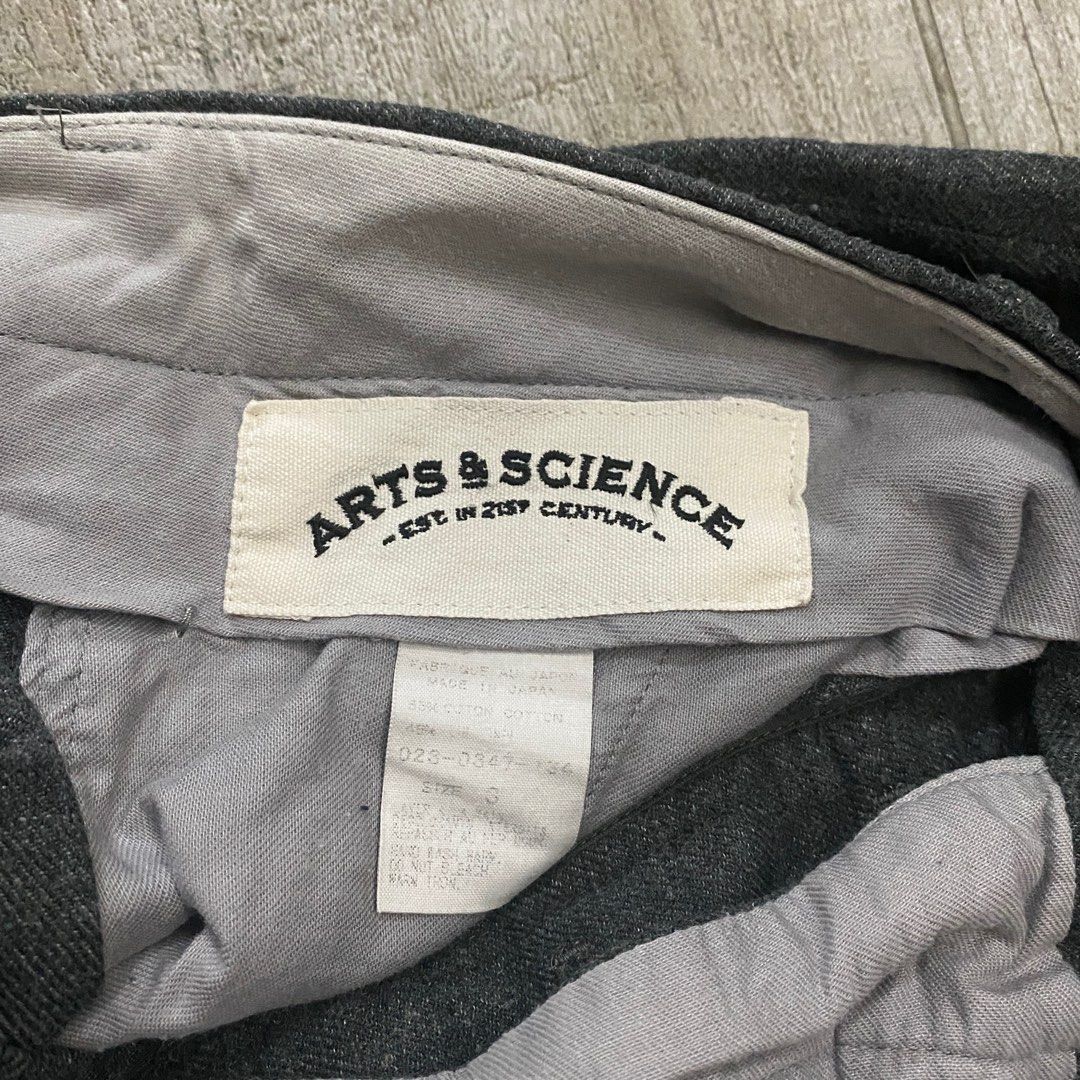 ARTS&SCIENCE Grey Chinos, 男裝, 褲＆半截裙, Chino褲- Carousell