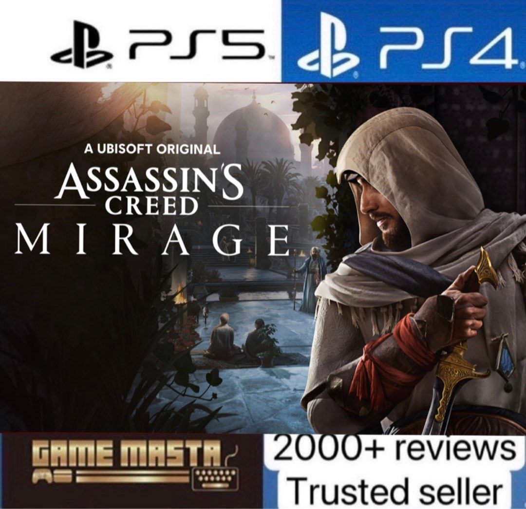 Assassins Creed Mirage PS4/PS5 PlayStation Digital / XBOX Games