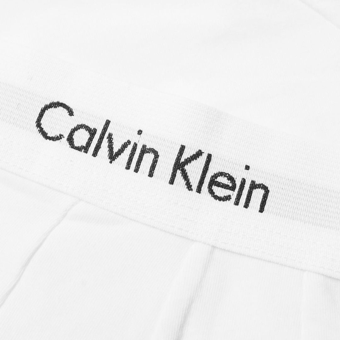 Authentic) Calvin Klein Low Rise Trunk (3 Pack White), Men's