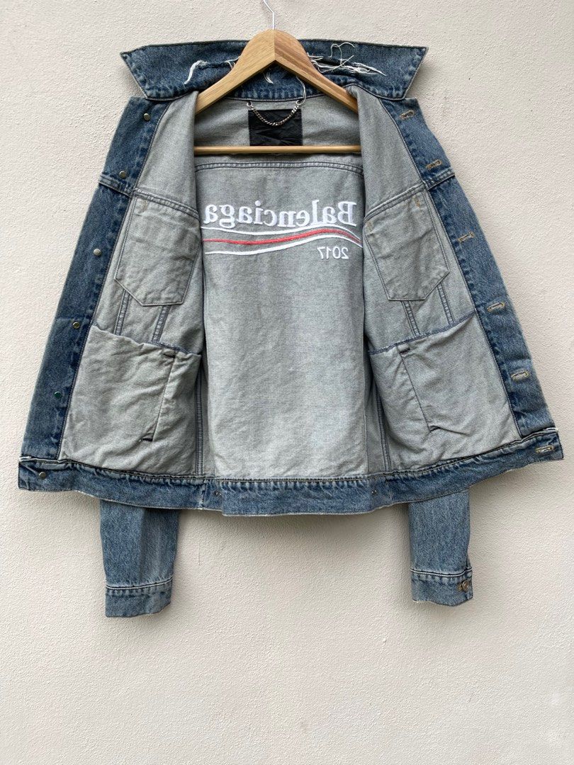 Balenciaga bernie deals denim jacket