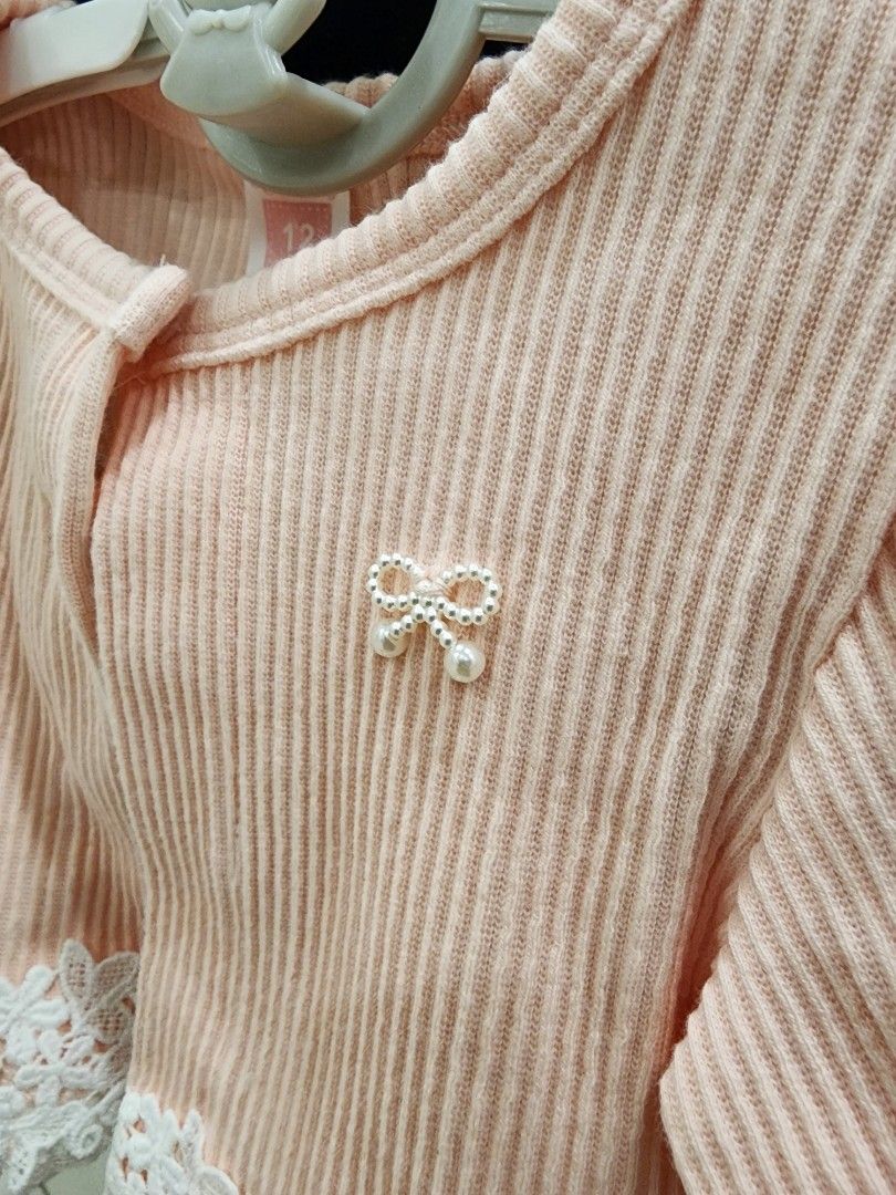 Baby girl peach cardigan hotsell