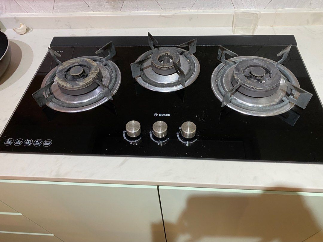 Bosch Gas Hob3 burner PBD7331SG, TV & Home Appliances, Kitchen