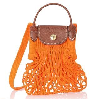 Longchamp x Le Pliage Filet Top Handle Bag — WISHLIST