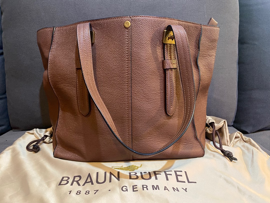 Braun Buffel Totebag, Barang Mewah, Tas & Dompet di Carousell