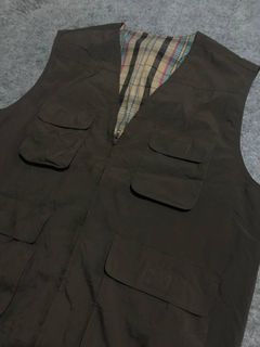 Brown Cargo Vest