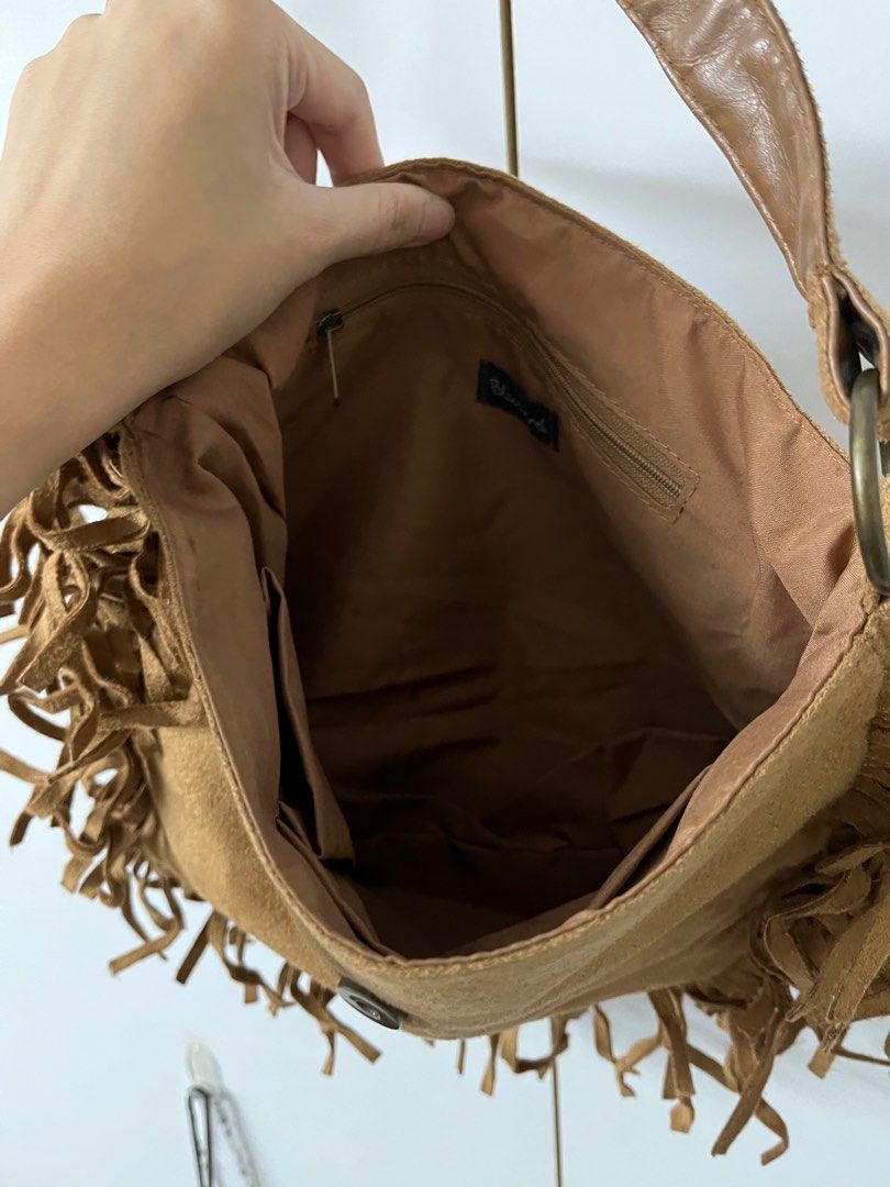 Fringed cross discount body bag