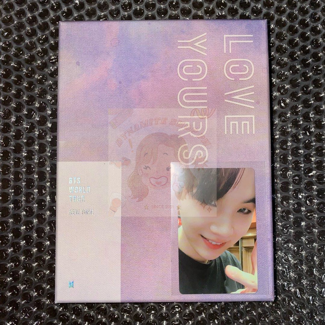 BTS LOVE YOURSELF NEW YORK DVD WITH SUGA PHOTOCARD (FULL SET
