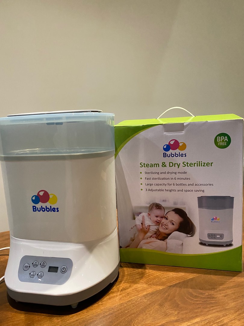 Bubbles sterilizer clearance and dryer