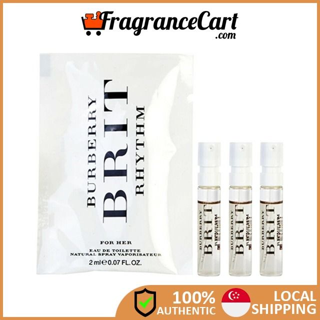 Burberry Brit Rhythm for Her EDT for Women 50ml 90ml Sample Eau de Toilette White Pink Brand New 100 Authentic Perfume FragranceCart Beauty Personal Care Fragrance Deodorants on Carousell