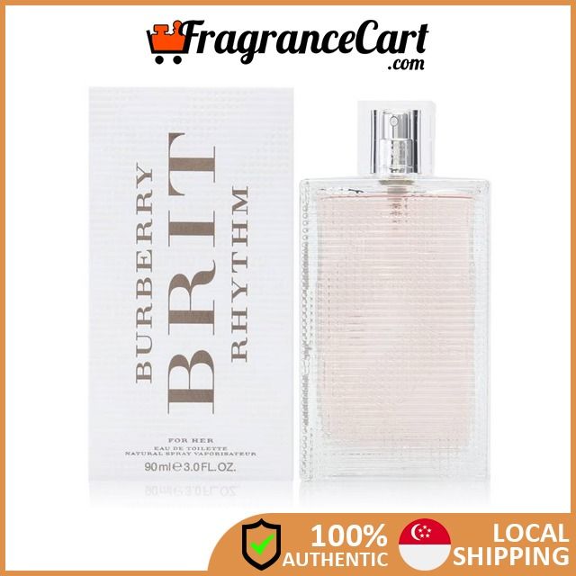 Burberry Brit Rhythm for Her EDT for Women 50ml 90ml Sample Eau de Toilette White Pink Brand New 100 Authentic Perfume FragranceCart