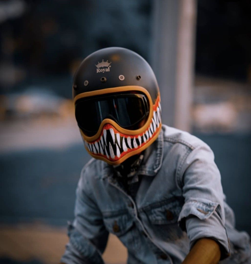 Cafe Racer Helmet Auto Accessories on Carousell