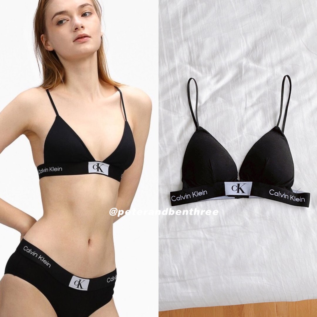 S][M] BNWT Calvin Klein Jennie 96 bra, Women's Fashion, New Undergarments &  Loungewear on Carousell