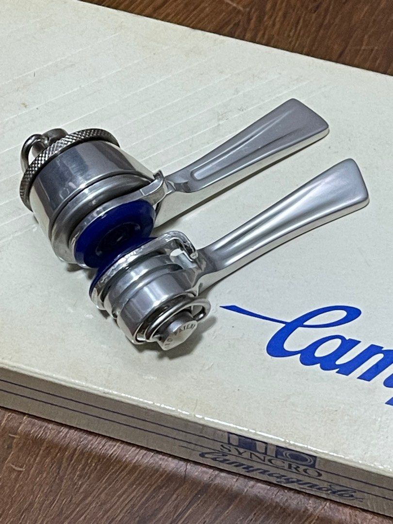 NOS Campagnolo C Record Era Syncro Braze On Downtube Shifters