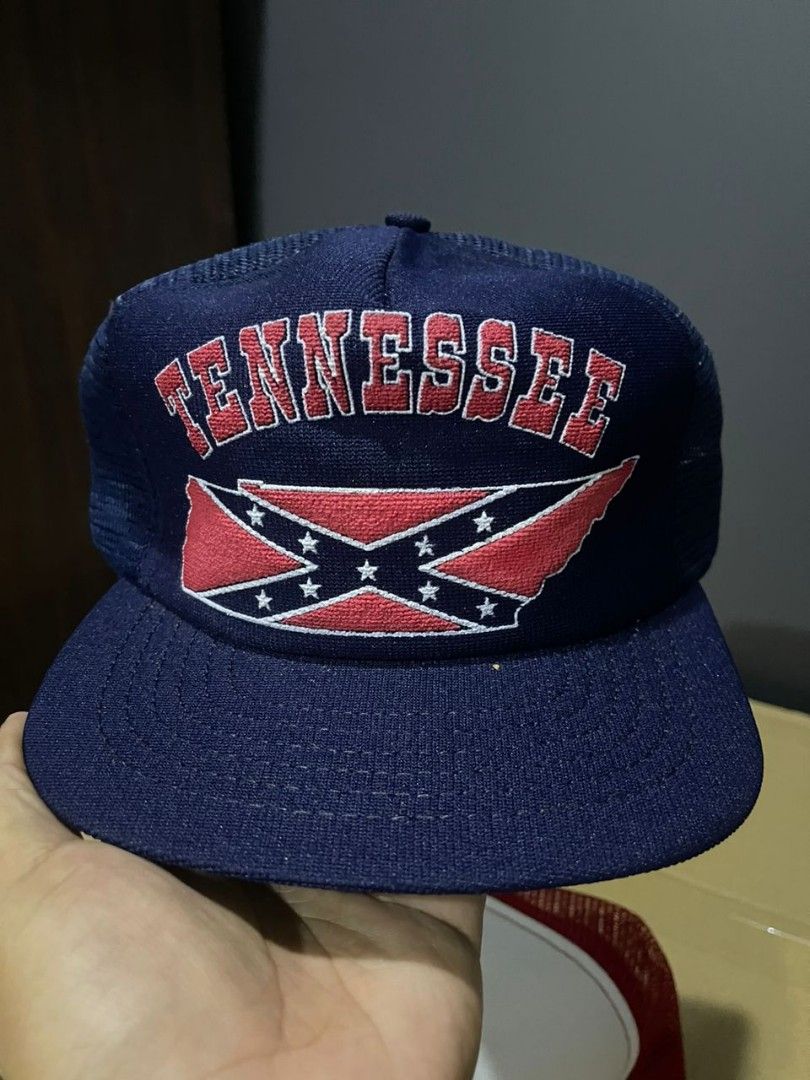 Cap Vintage Trucker Tenesse Rebel Flag, Men's Fashion, Watches &  Accessories, Cap & Hats on Carousell