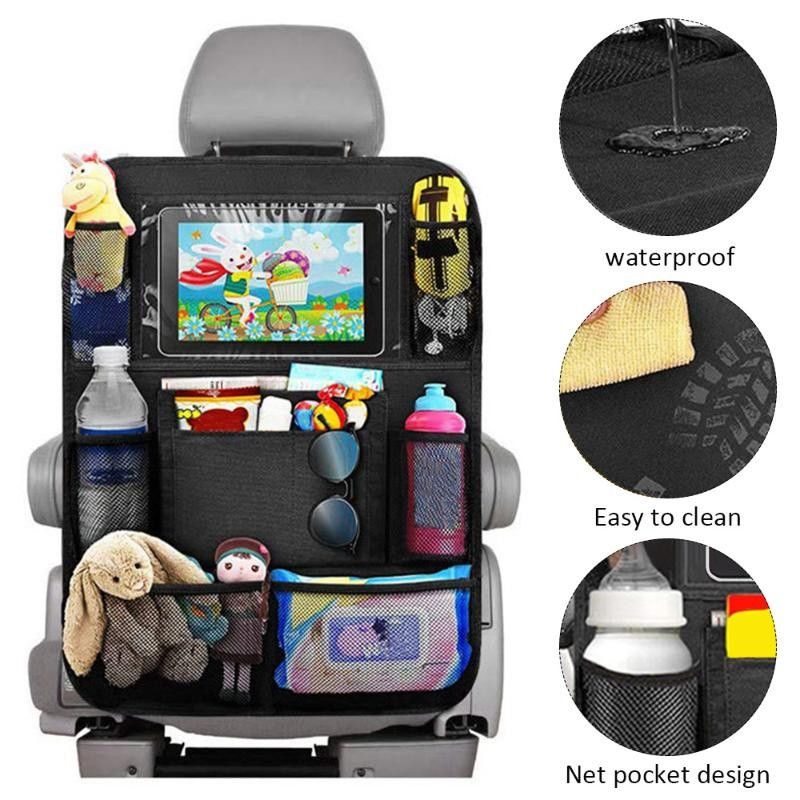 Car storage organizer 6 pocket car back seat storage space storage bag  pocket children toy holder car organizer, Car Accessories, Accessories on  Carousell