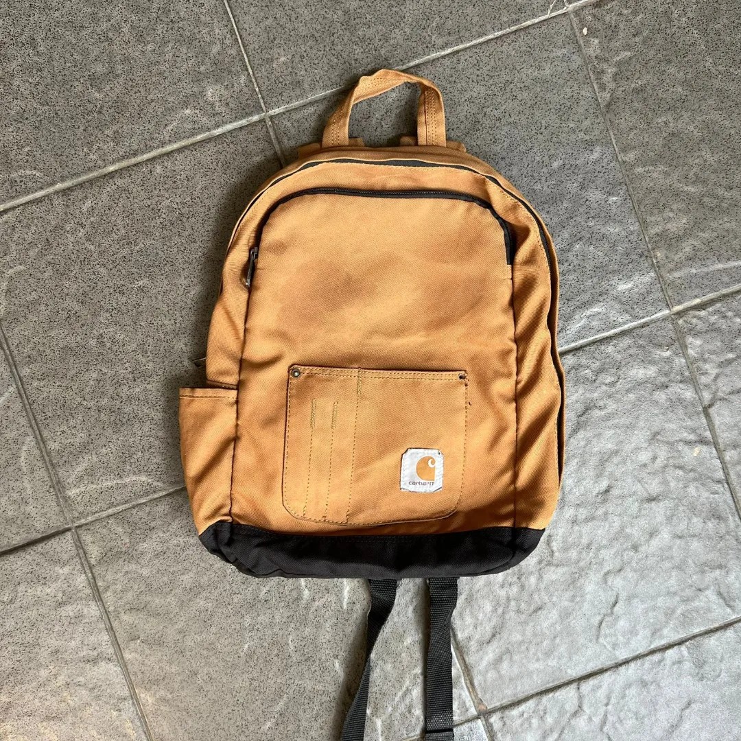 Carhartt Backpack Fesyen Pria Tas Dompet Ransel Di Carousell