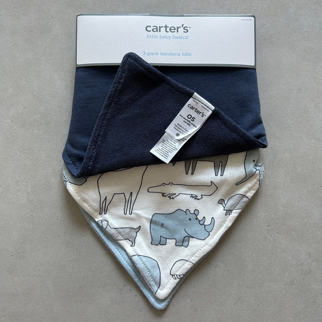Carter s 3 pack bandana bibs Babies Kids Babies Kids Fashion