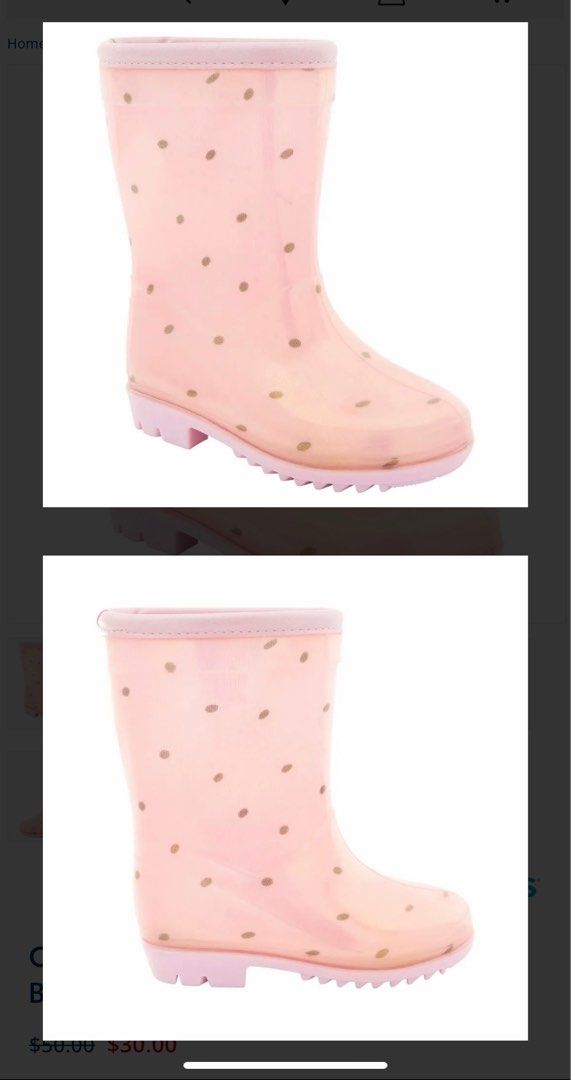 Carter s Kids Polka Dot Rain Boots Babies Kids Babies Kids