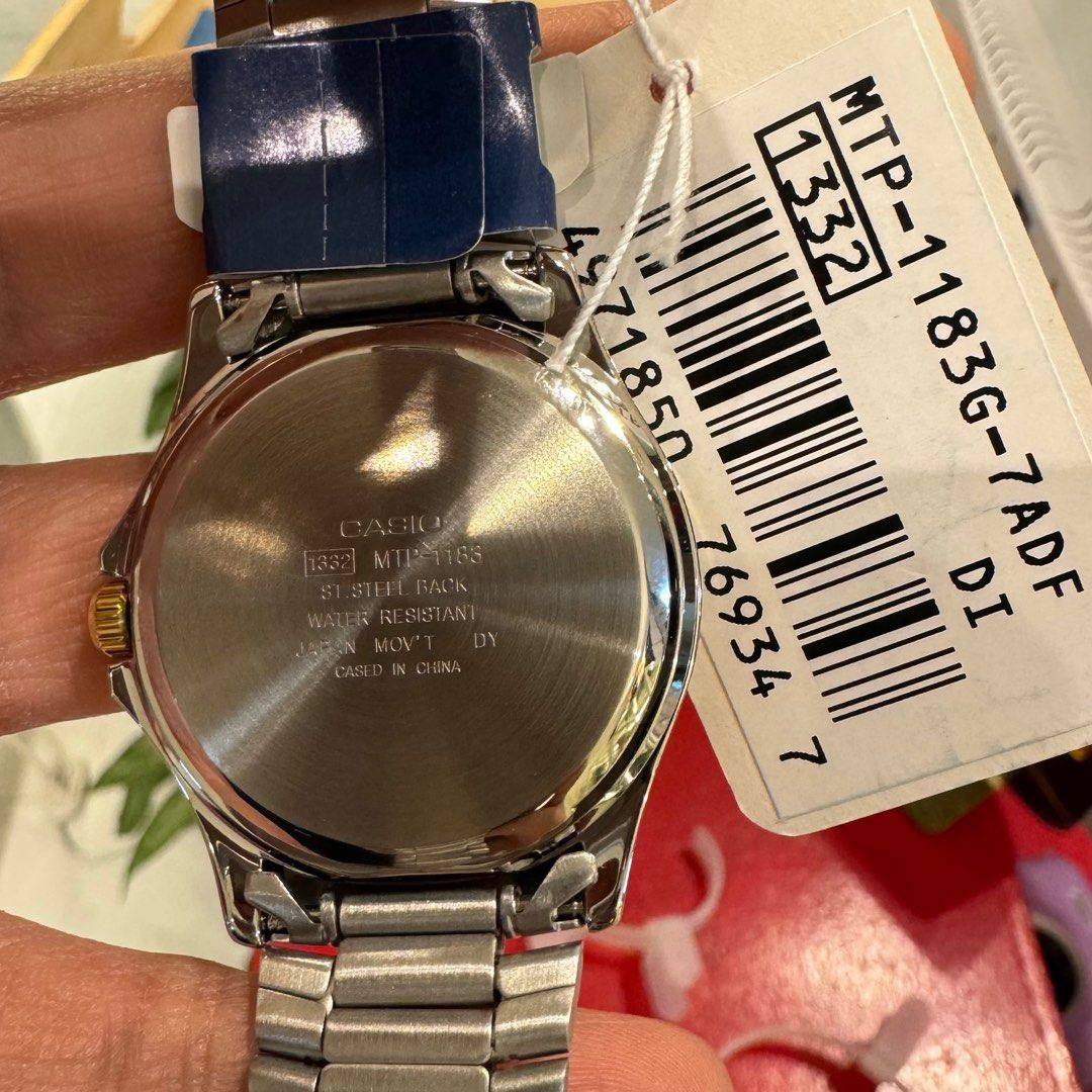 CASIO COUPLE MTP-1183G-7 & LTP-1183G-7 QUARTZ, Women's Fashion, Watches ...