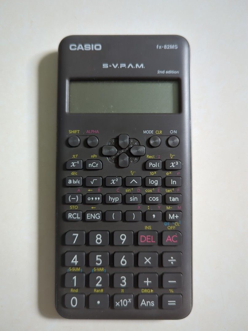 CASIO fx-82MS 2nd edition, Hobbies & Toys, Stationery & Craft ...