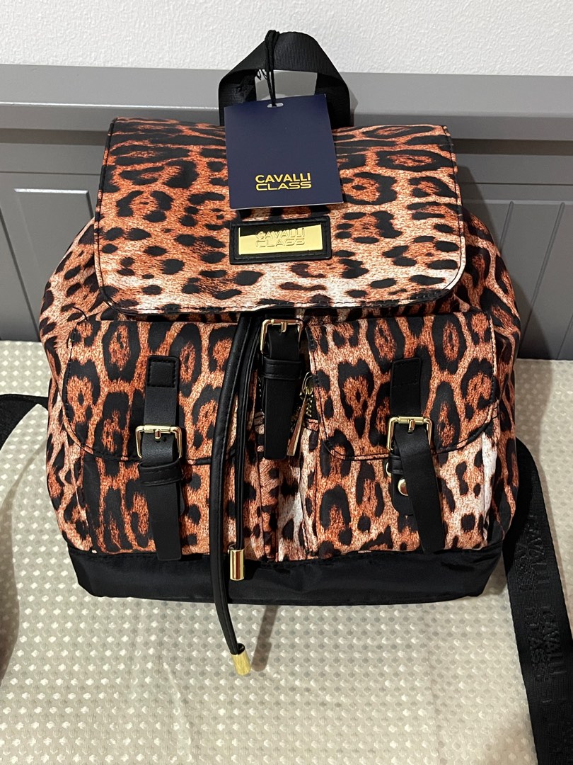 Cavalli Class Backpack, Luxury, Bags & Wallets on Carousell