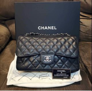 Chanel Vintage Triple CC Backpack in Black Caviar Leather and 24k Gold  Hardware (Series 4), Luxury, Bags & Wallets on Carousell