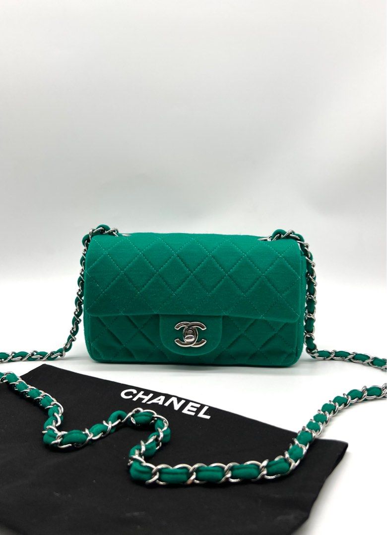 Chanel Fabric Flap Bag, Luxury, Bags & Wallets on Carousell