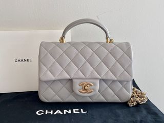 100+ affordable chanel gray For Sale, Bags & Wallets