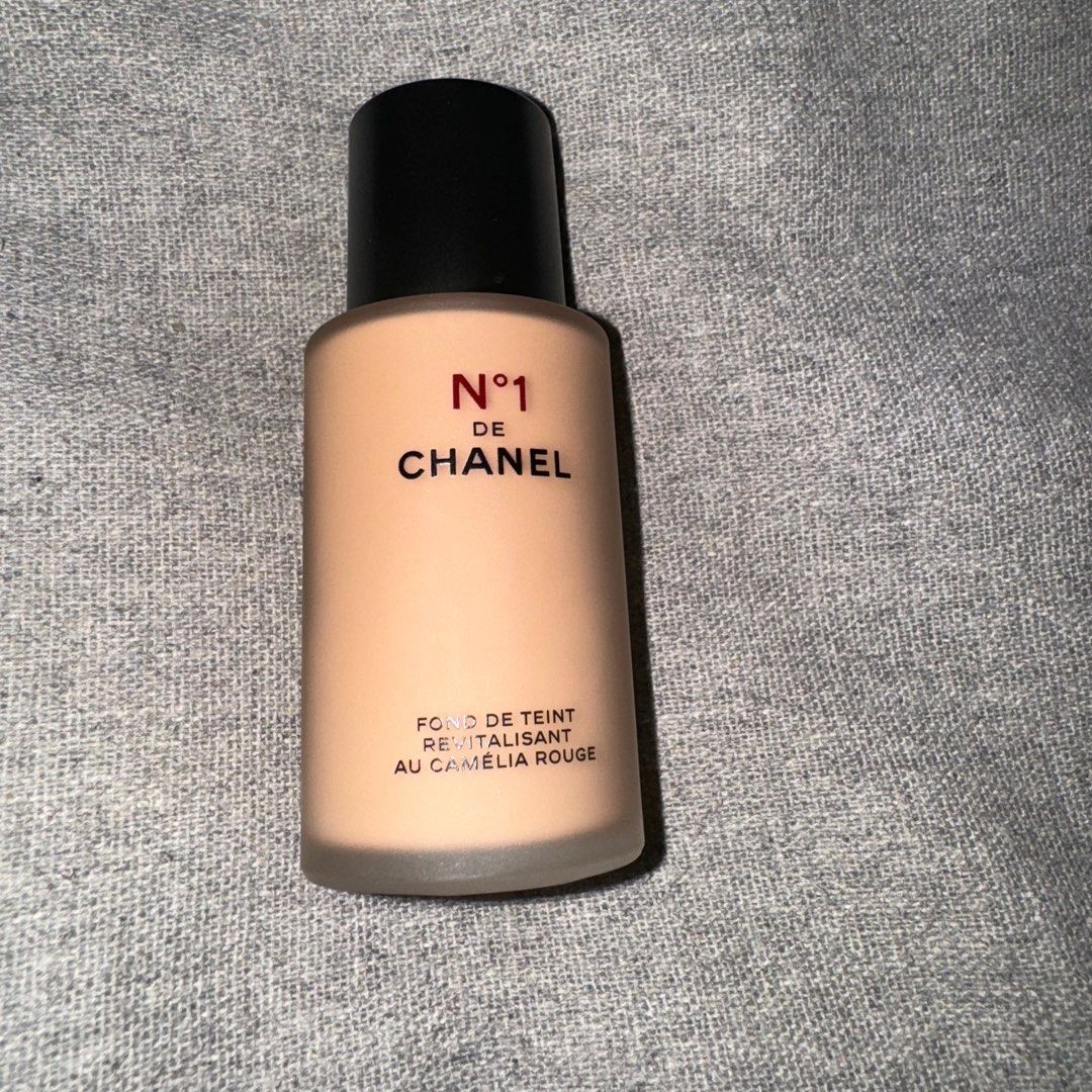 Chanel no 1 red camellia revitalizing foundation 30ml - shade: B30, Beauty  & Personal Care, Face, Makeup on Carousell