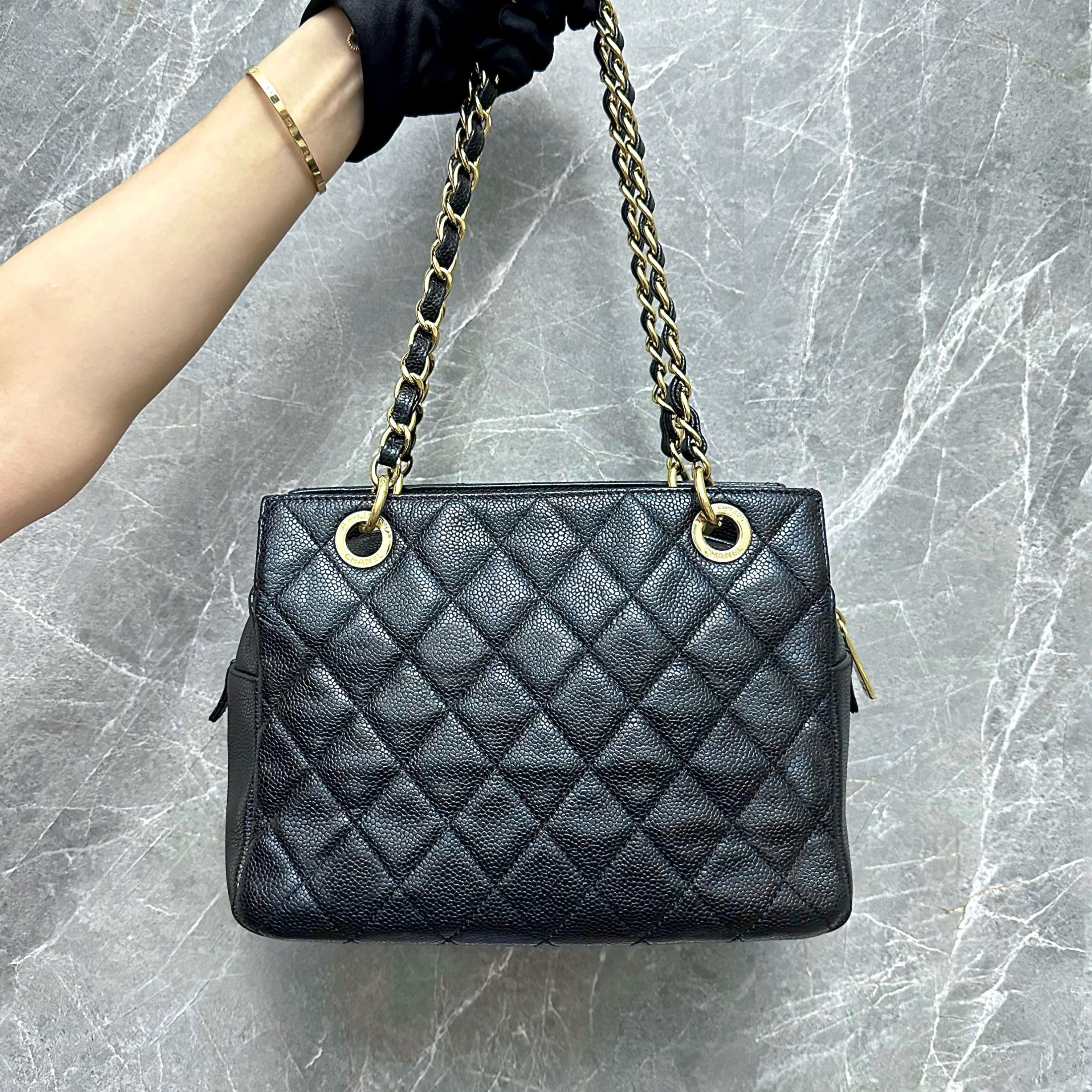 Chanel PTT Petite Timeless Tote Caviar Black GHW No 15, Luxury, Bags &  Wallets on Carousell