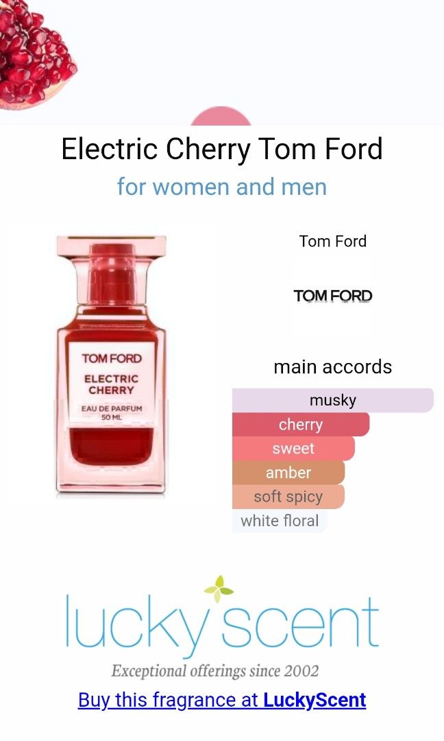Cherry Smoke Unisex 100ml, Electric Cherry Unisex 100ml by TOM