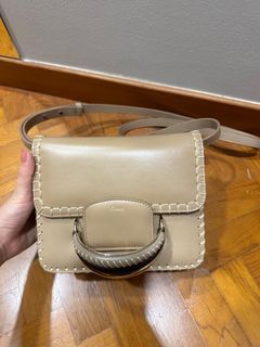 Chloé minaudière bracelet Nile Beige Leather ref.216347 - Joli Closet