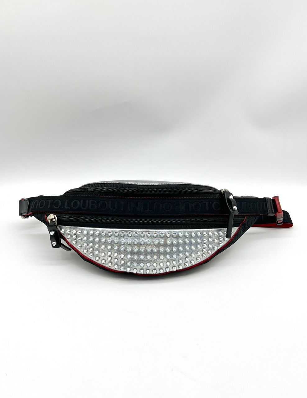 Christian Louboutin Paris Nyc Studded Belt Bag