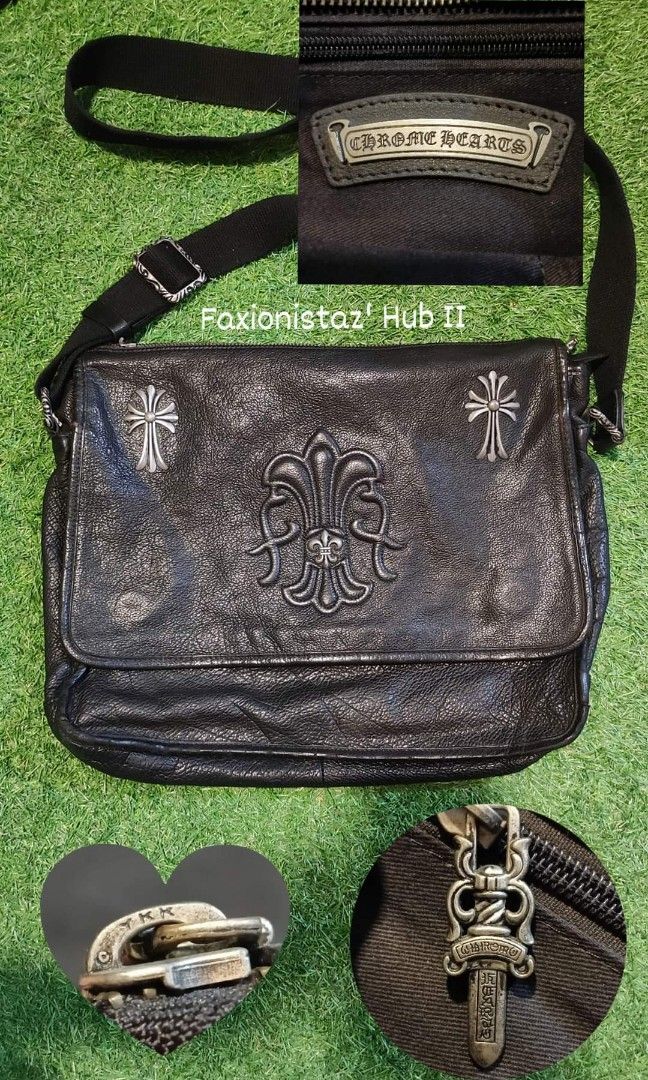 Chrome hearts messenger on sale bag