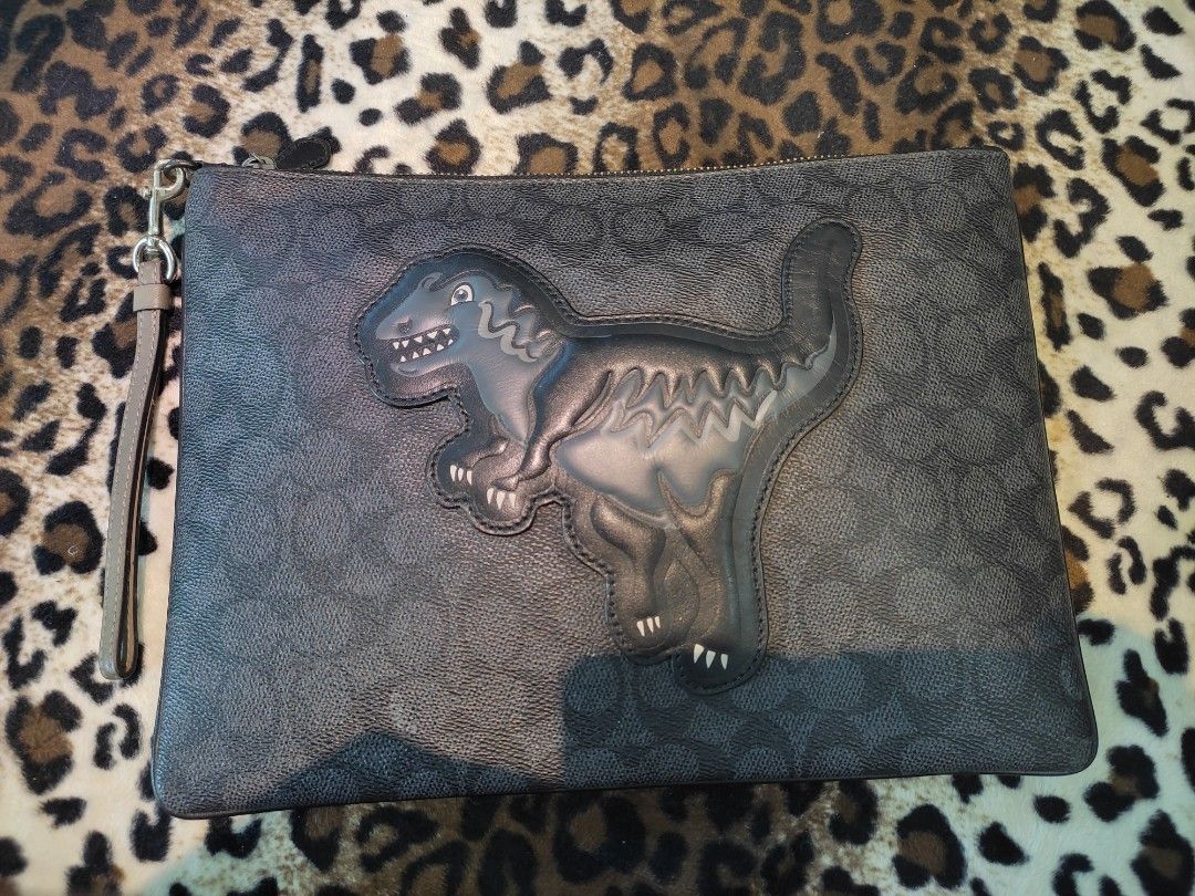 Coach best sale dinosaur clutch