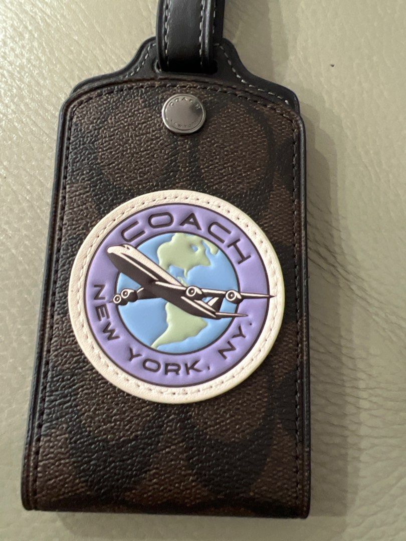 Coach Luggage Tag, Luxury, Accessories on Carousell