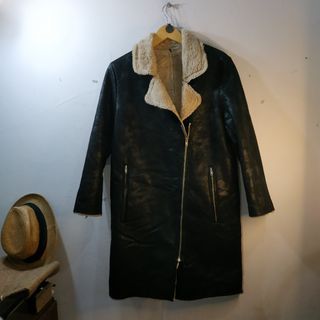 Coat blazer  ramones sherpa vintage / fur jaket/ jaket bulu