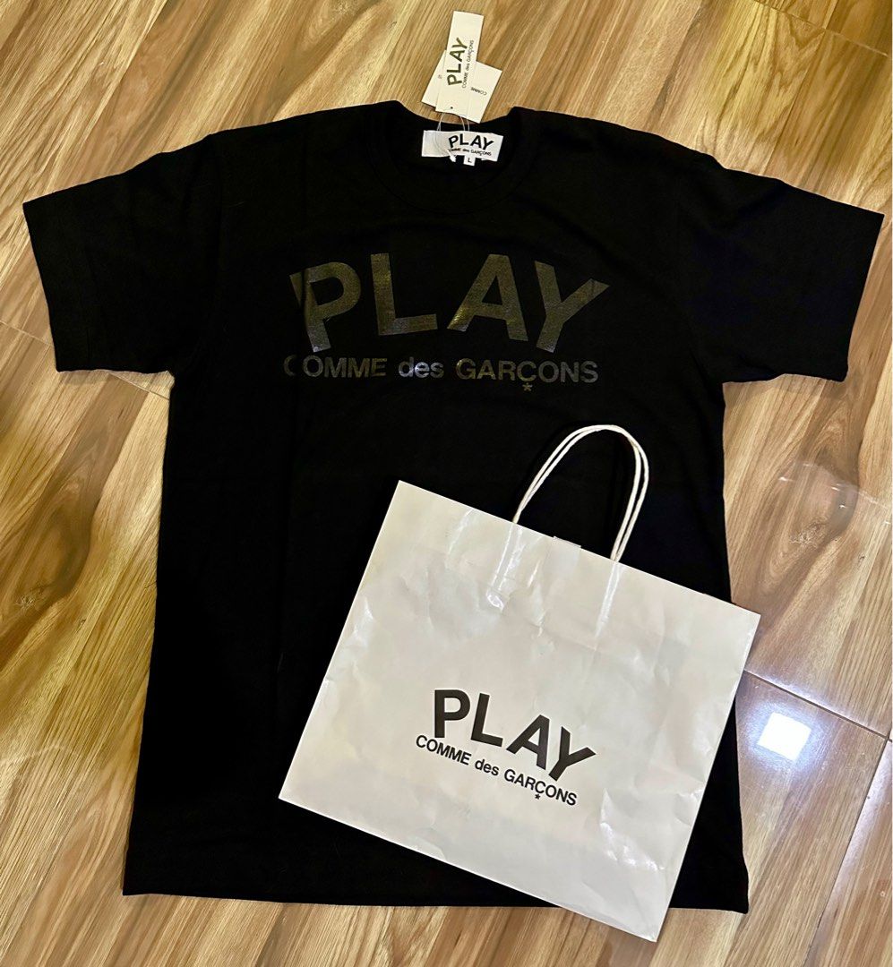 Comme des gar?ons store play logo print t-shirt