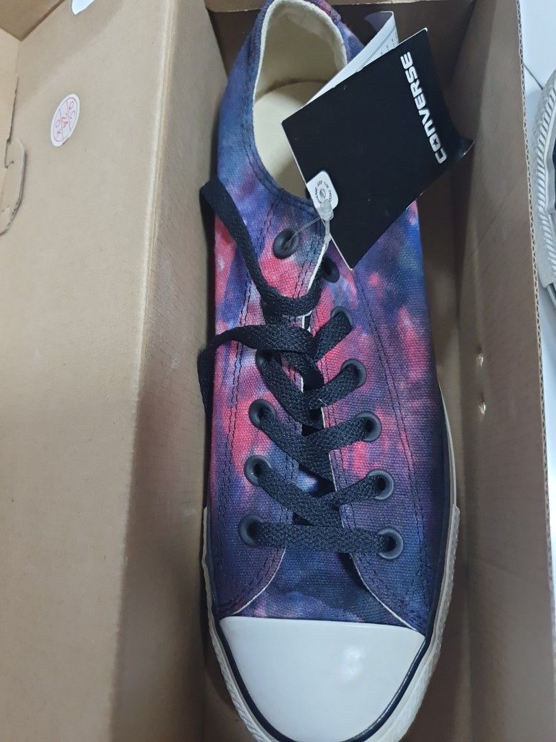 Converse tye dye design shoes Men s Fashion Footwear Sneakers
