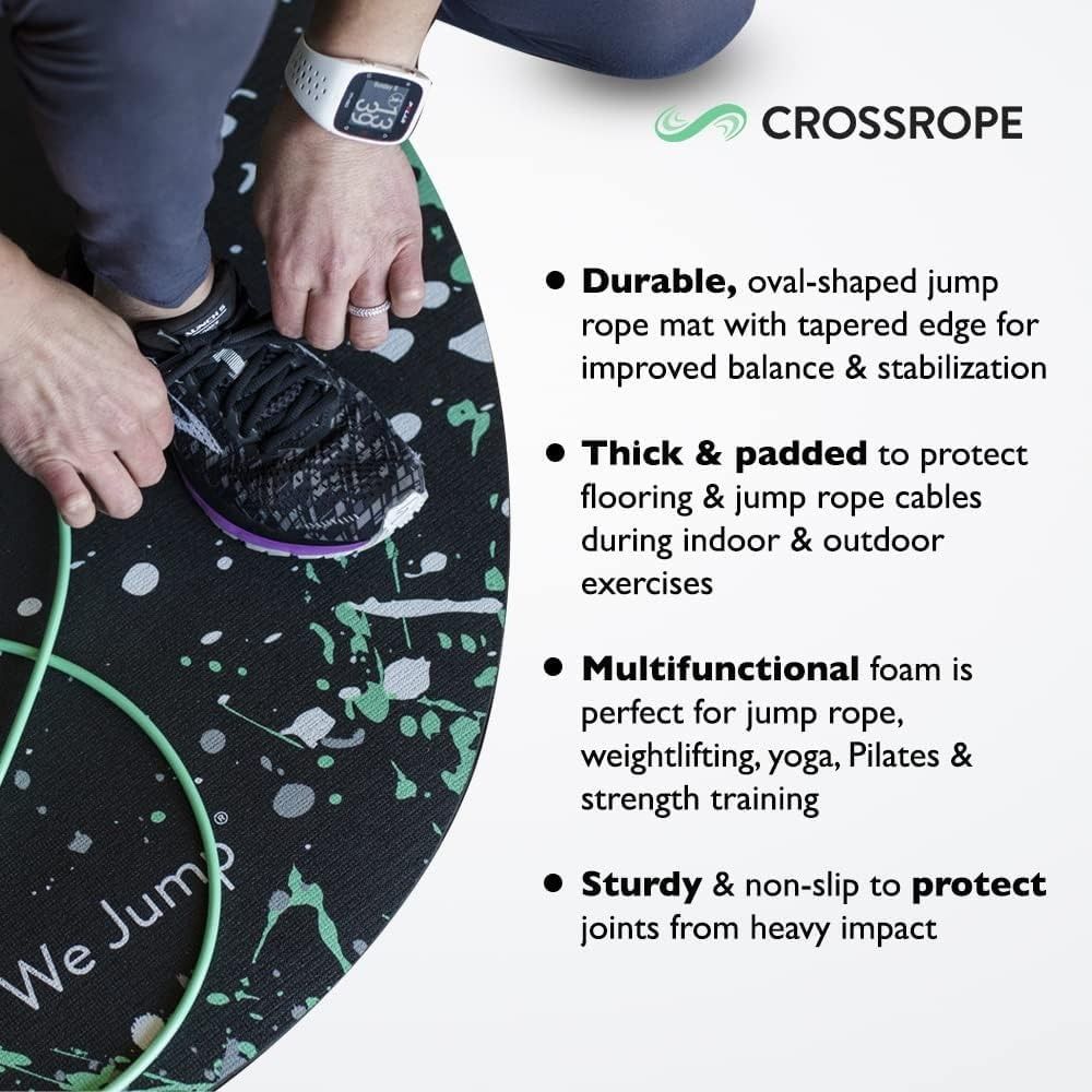 Crossrope Jump Rope Mat, Sports Equipment, Exercise & Fitness, Exercise