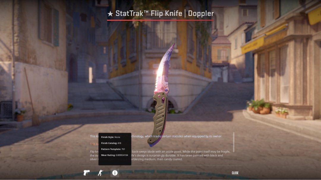 CSGO CS2 Flip Knife | Doppler P1 ST FN, Everything Else on Carousell