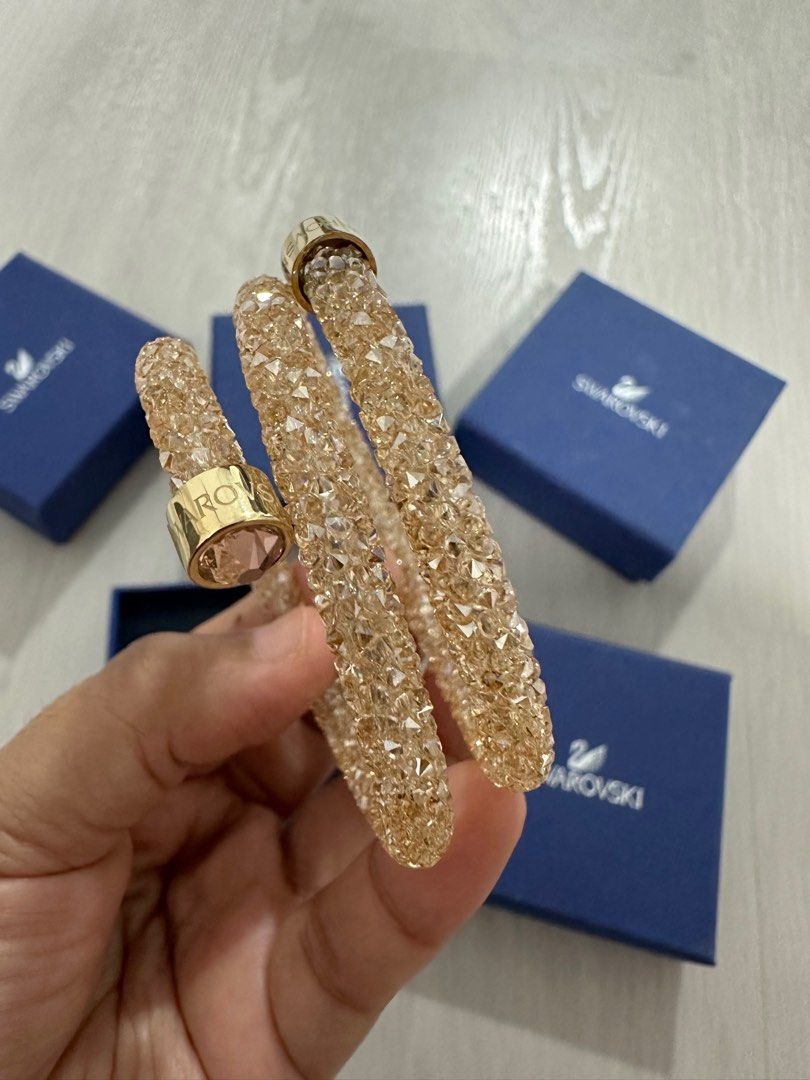 Swarovski Crystaldust Bangle Rose Gold 2025