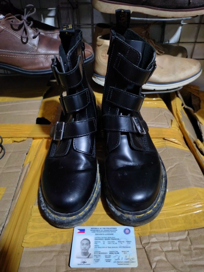 DR. MARTENS BLAKE BELT BOOT Women s Fashion Footwear Boots on