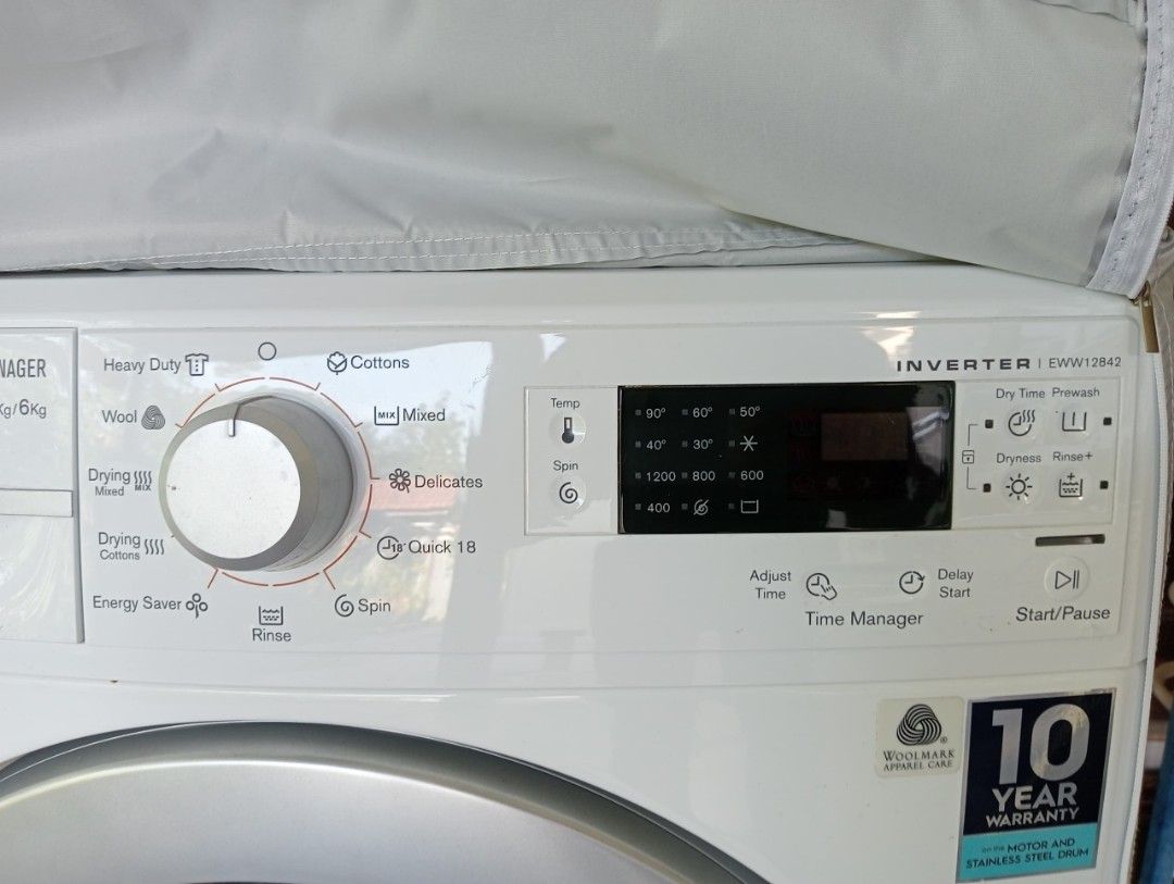 ELECTROLUX WASHER AND DRYER 8/6KG, TV & Home Appliances, Washing