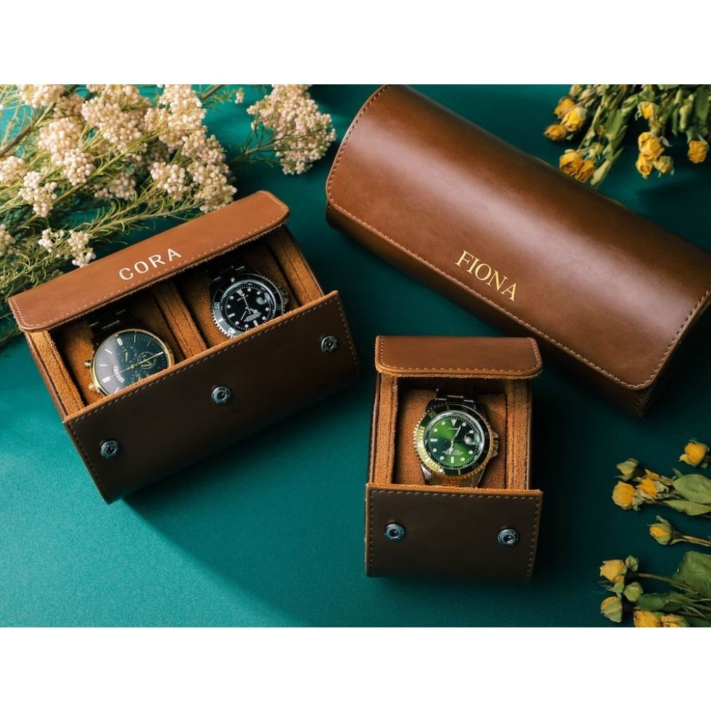 Watch case leather on sale