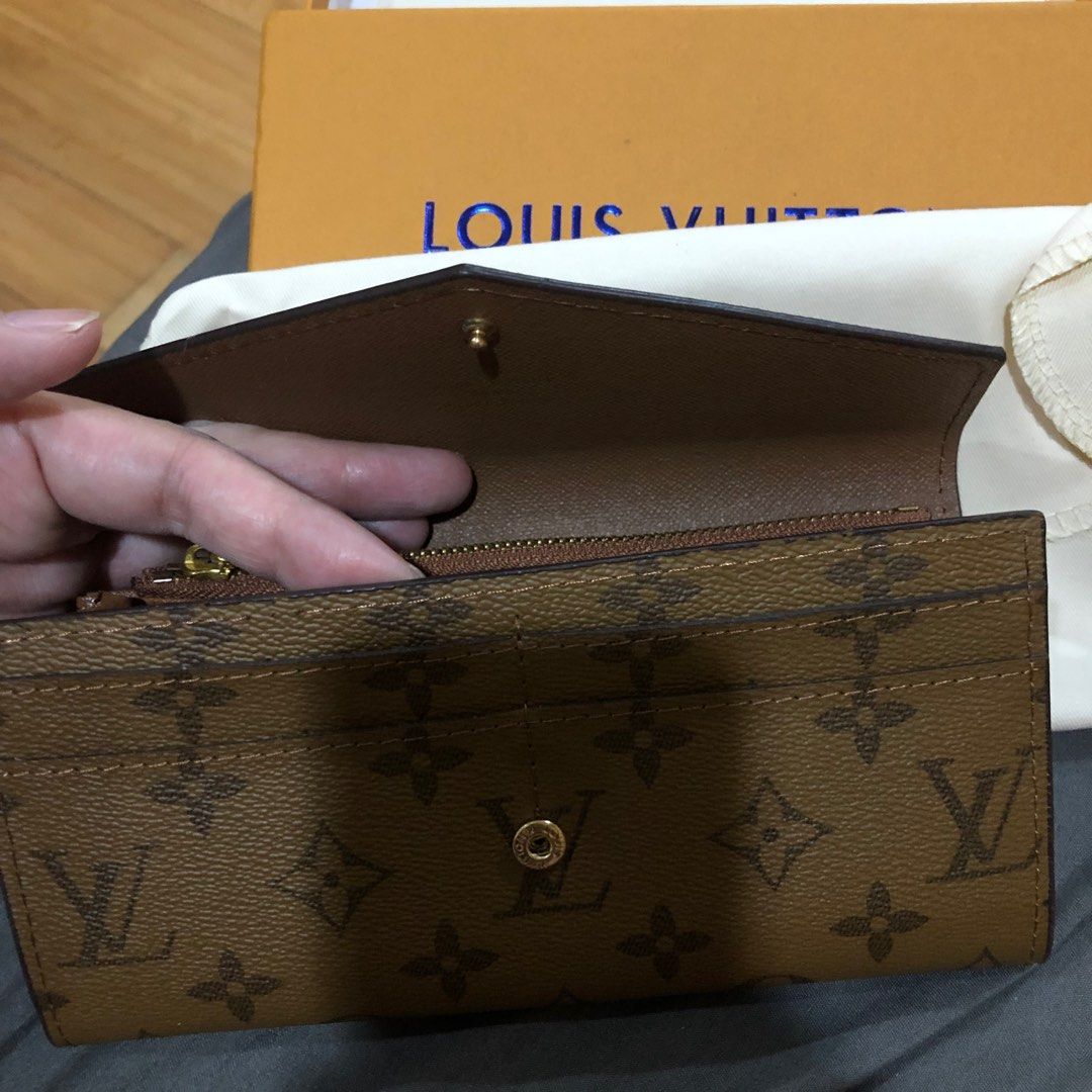 Clémence Wallet Reverse Monogram, Louis Vuitton