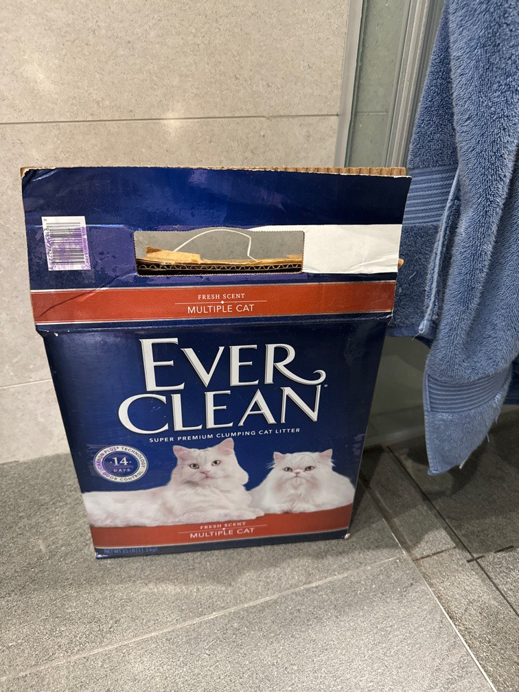 Ever clean cat litter 貓砂, 寵物用品, 寵物家品及其他 Carousell