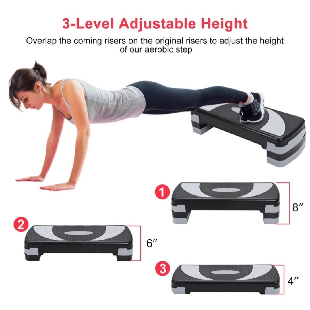 Exercise step up board Sports Equipment Exercise Fitness Toning Stretching Accessories on Carousell