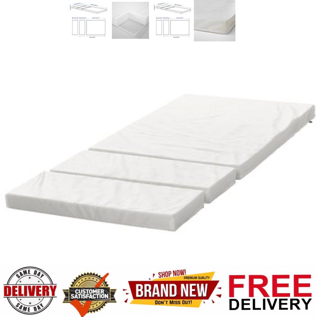 extendable bed mattress children extendable bed mattress PLUTTEN Foam mattress 80 200