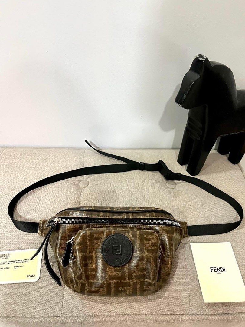 Fendi Monogram Beltbag/Bumbag (Category: Luxury Bags & Wallets) located in Manila. Submitted by bagislifeshop (Listing ID 1262839582, Image 1). Description: 100% Authentic Fendi Monogram Beltbag/Bumbag Condition: 9/10 Comes with Card, Booklet and Tag .